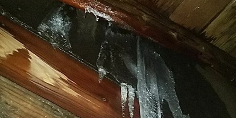 ice dam failure